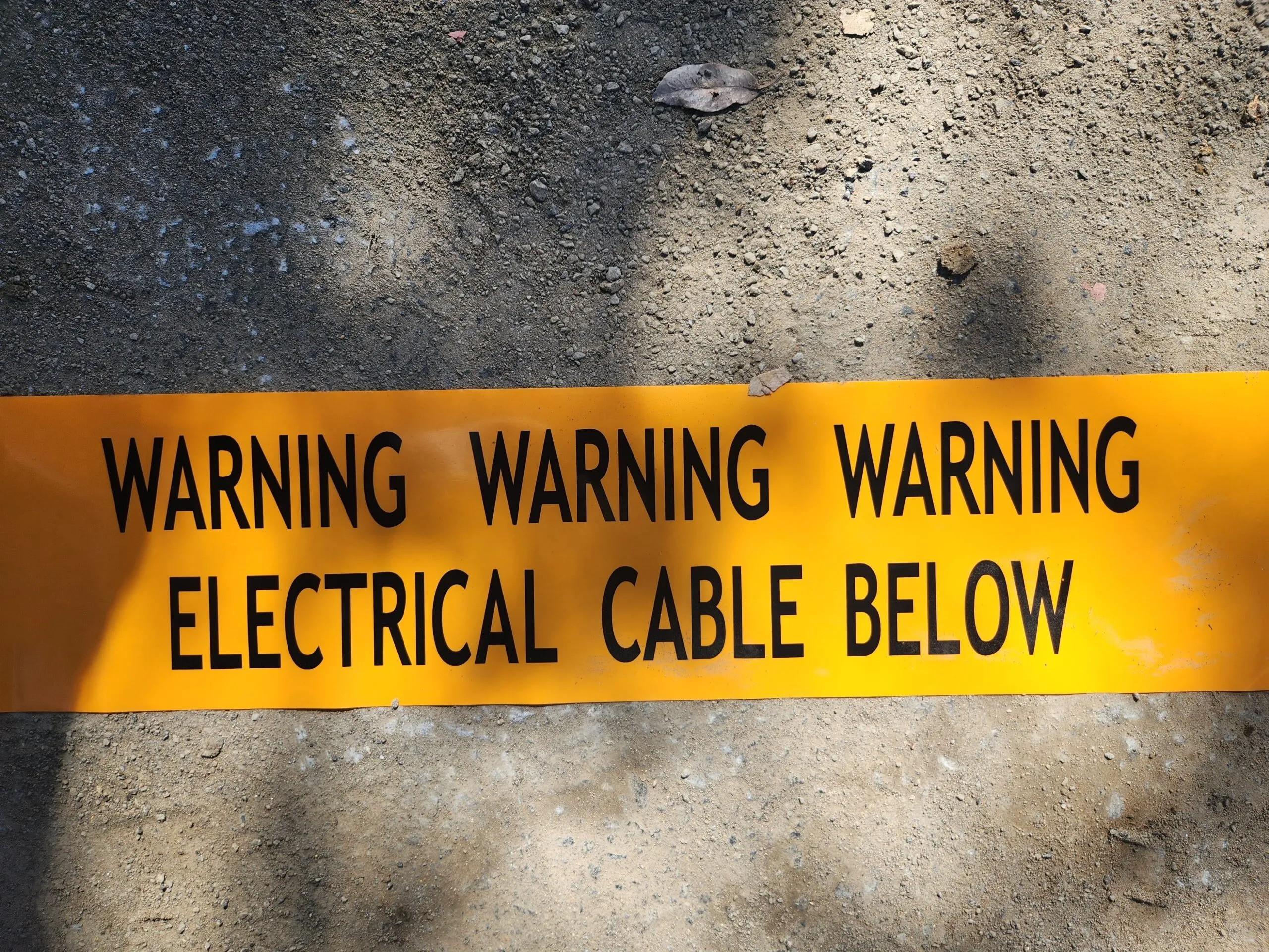 Trenches for EV charging